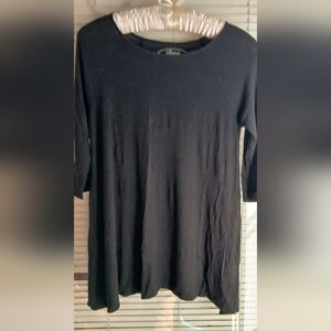 Soma Elegant Black Tunic Top